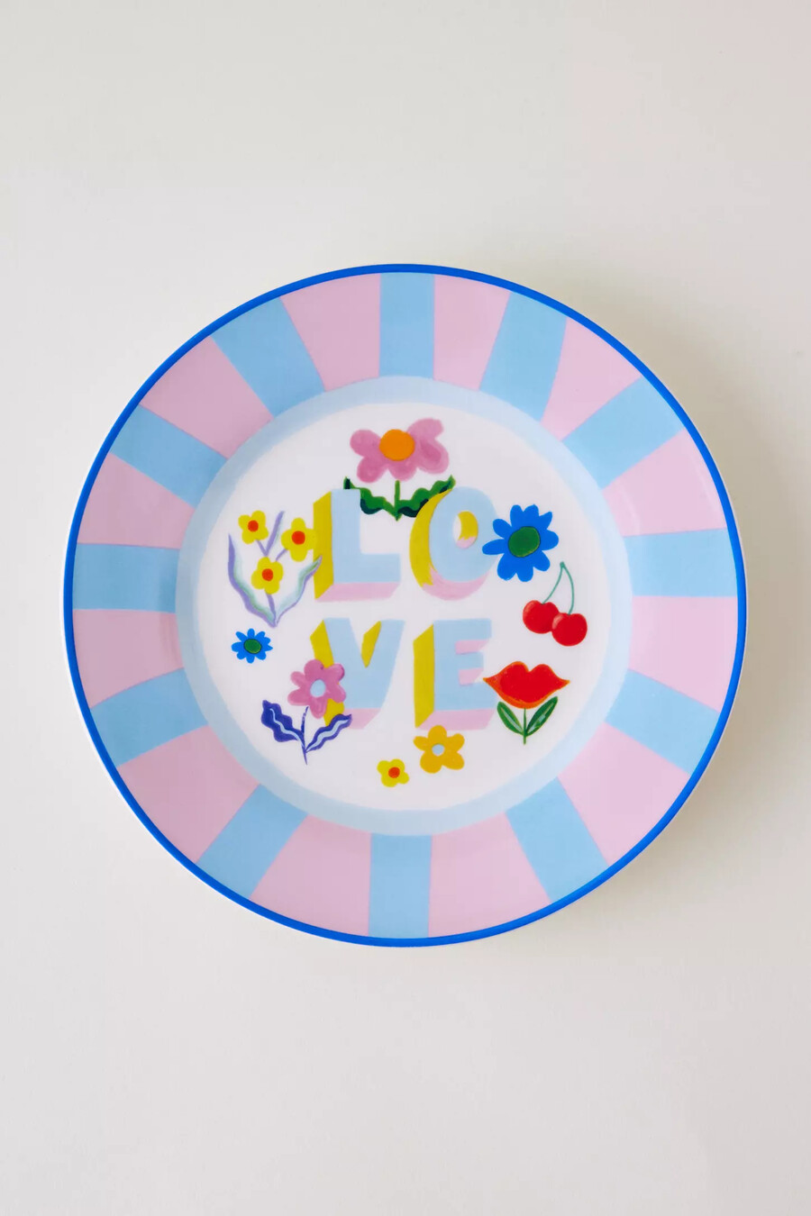 plato lateral floral especial de cereza de eleanor bowmer
