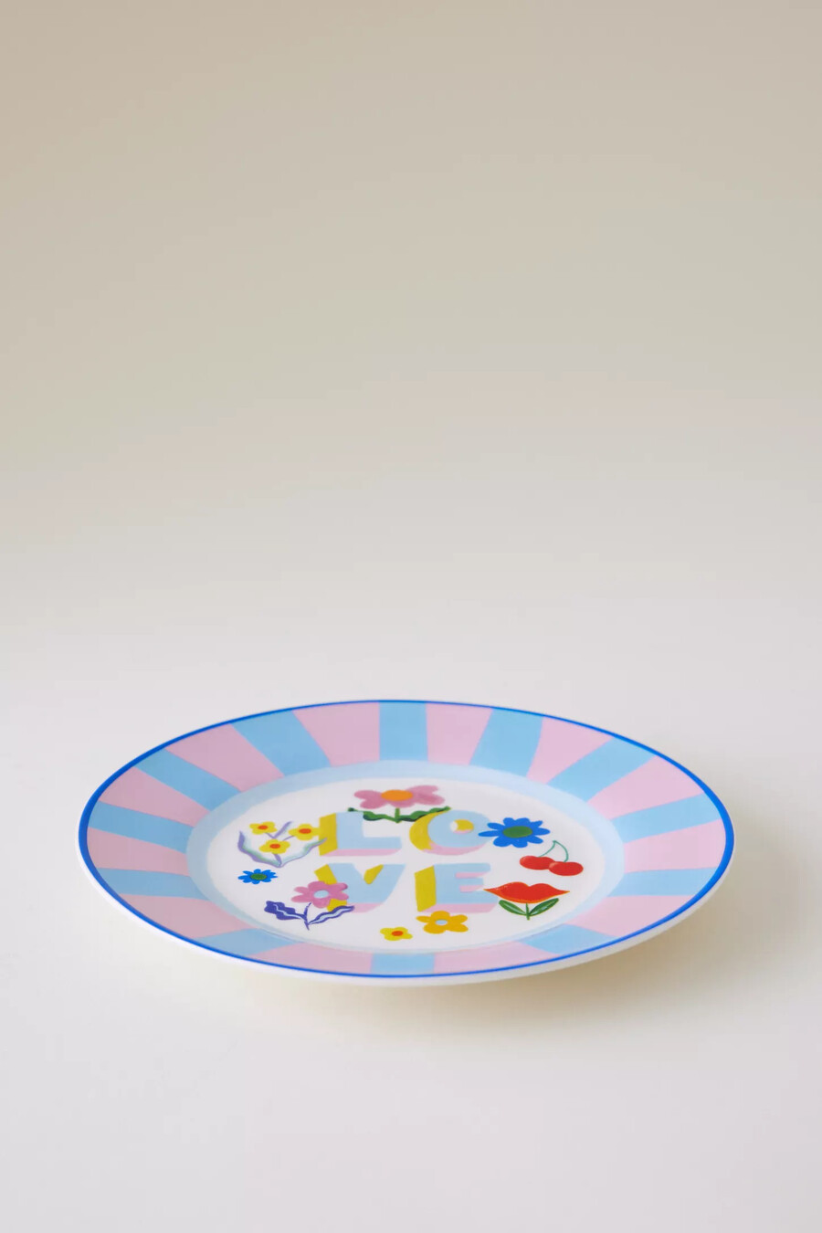 plato lateral floral especial de cereza de eleanor bowmer
