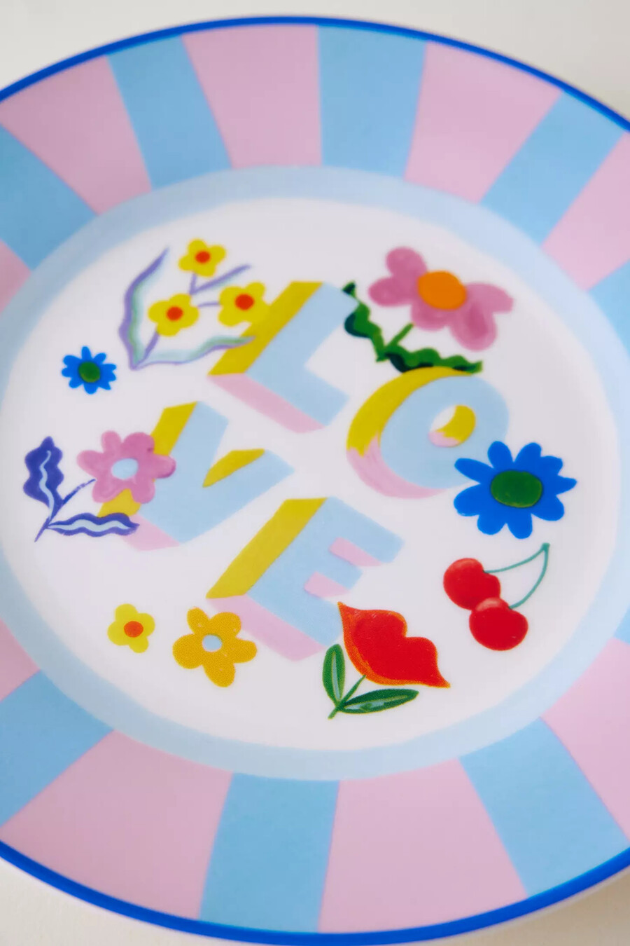 plato lateral floral especial de cereza de eleanor bowmer