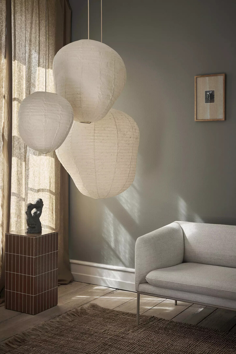pantalla de lámpara kurbis de ferm living