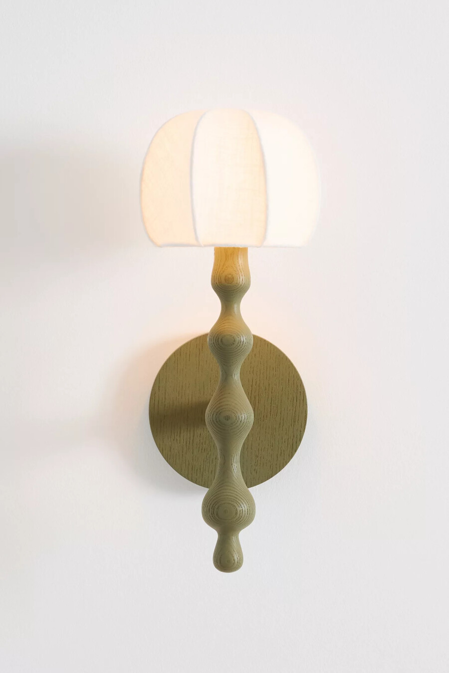 lámpara de pared de madera lala reimagined