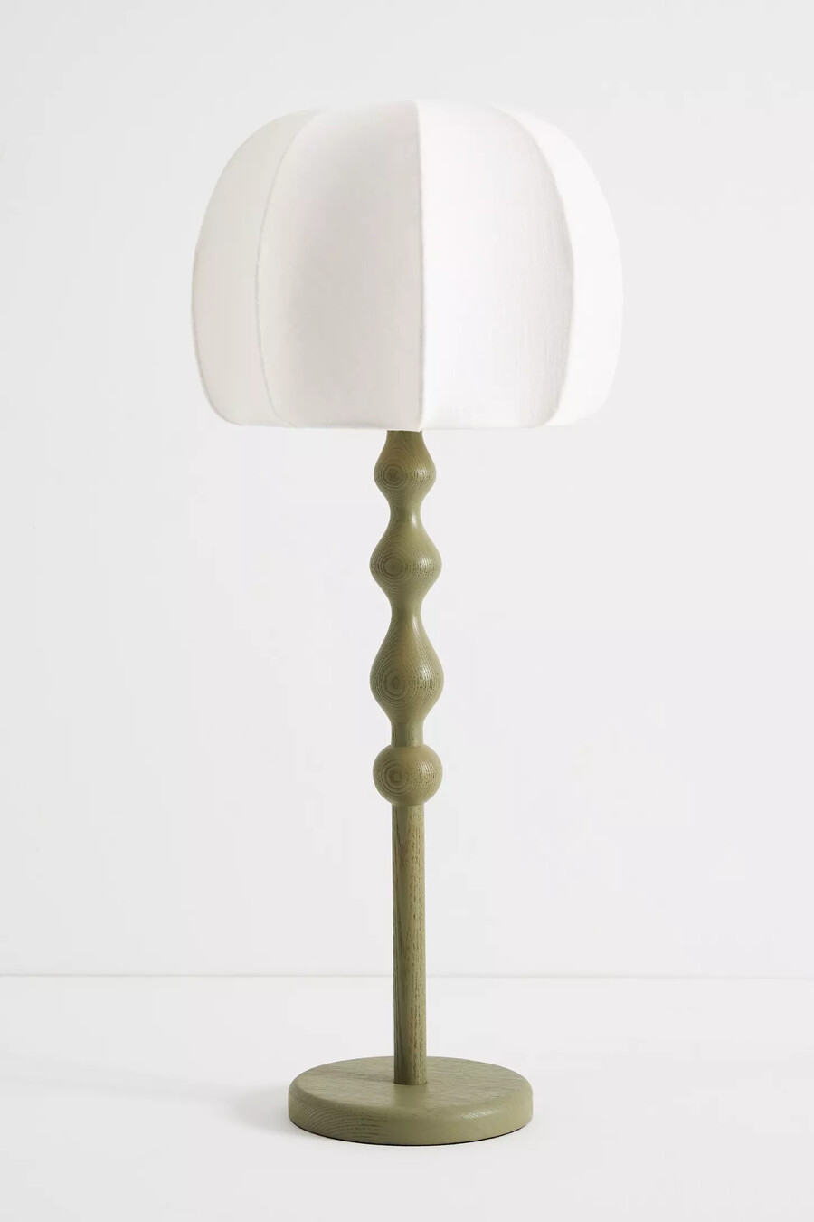 lámpara de mesa grande de madera lala reinventada