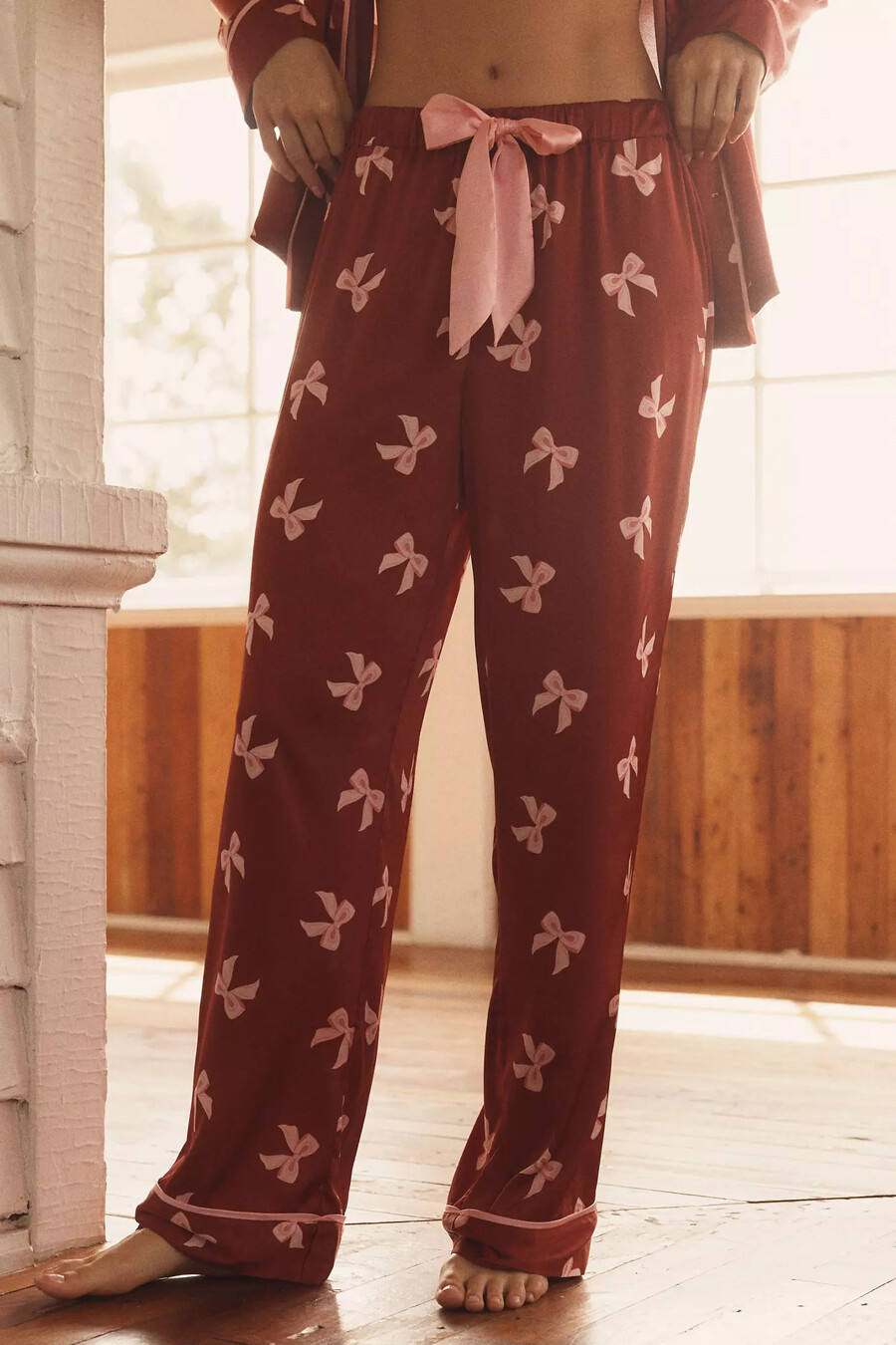 conjunto de pijama con top livy y pantalón connie de beach riot