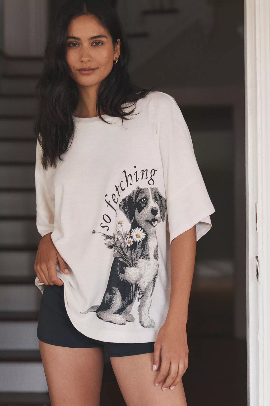 lyrebird - camiseta de dormir con estampado extragrande
