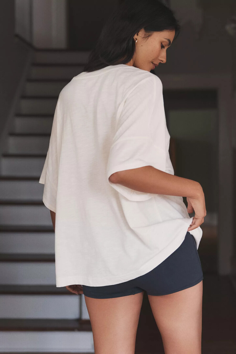 lyrebird - camiseta de dormir con estampado extragrande