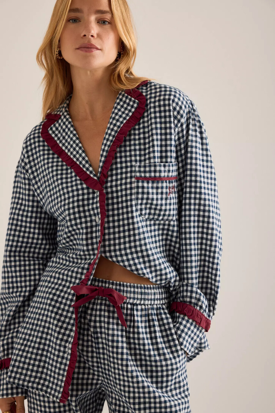 conjunto de pijama antonia de damson madder