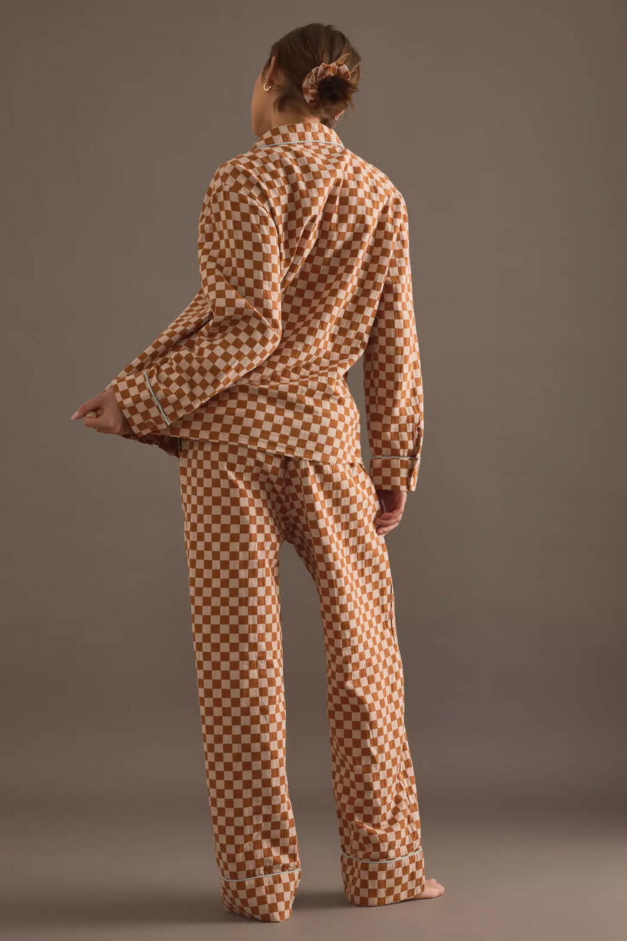 conjunto de pijama de jacquard tbco