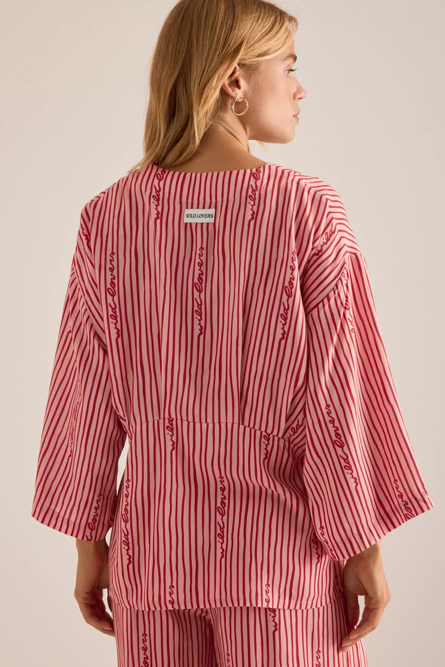 kimono flor de los amantes salvajes