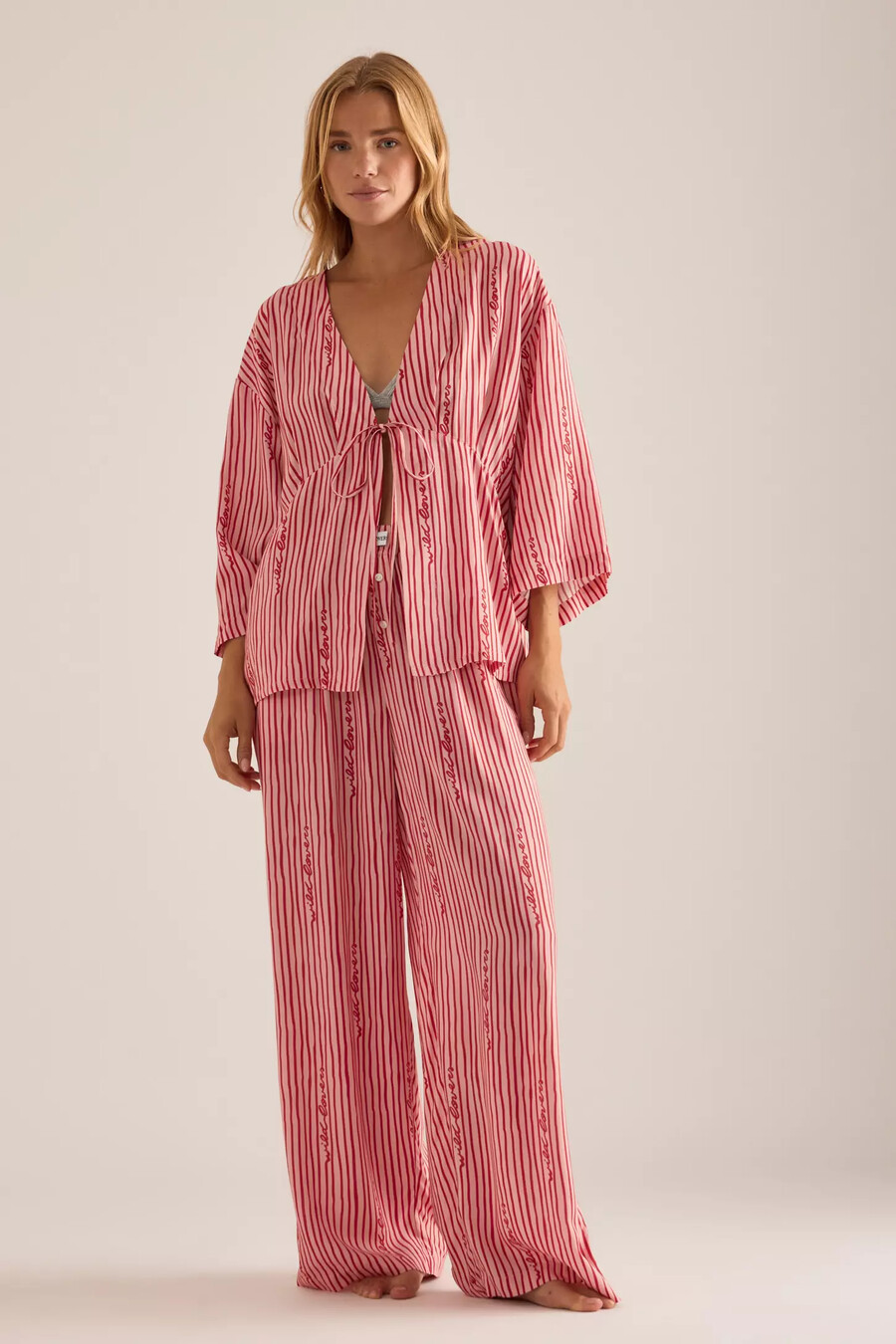 kimono flor de los amantes salvajes