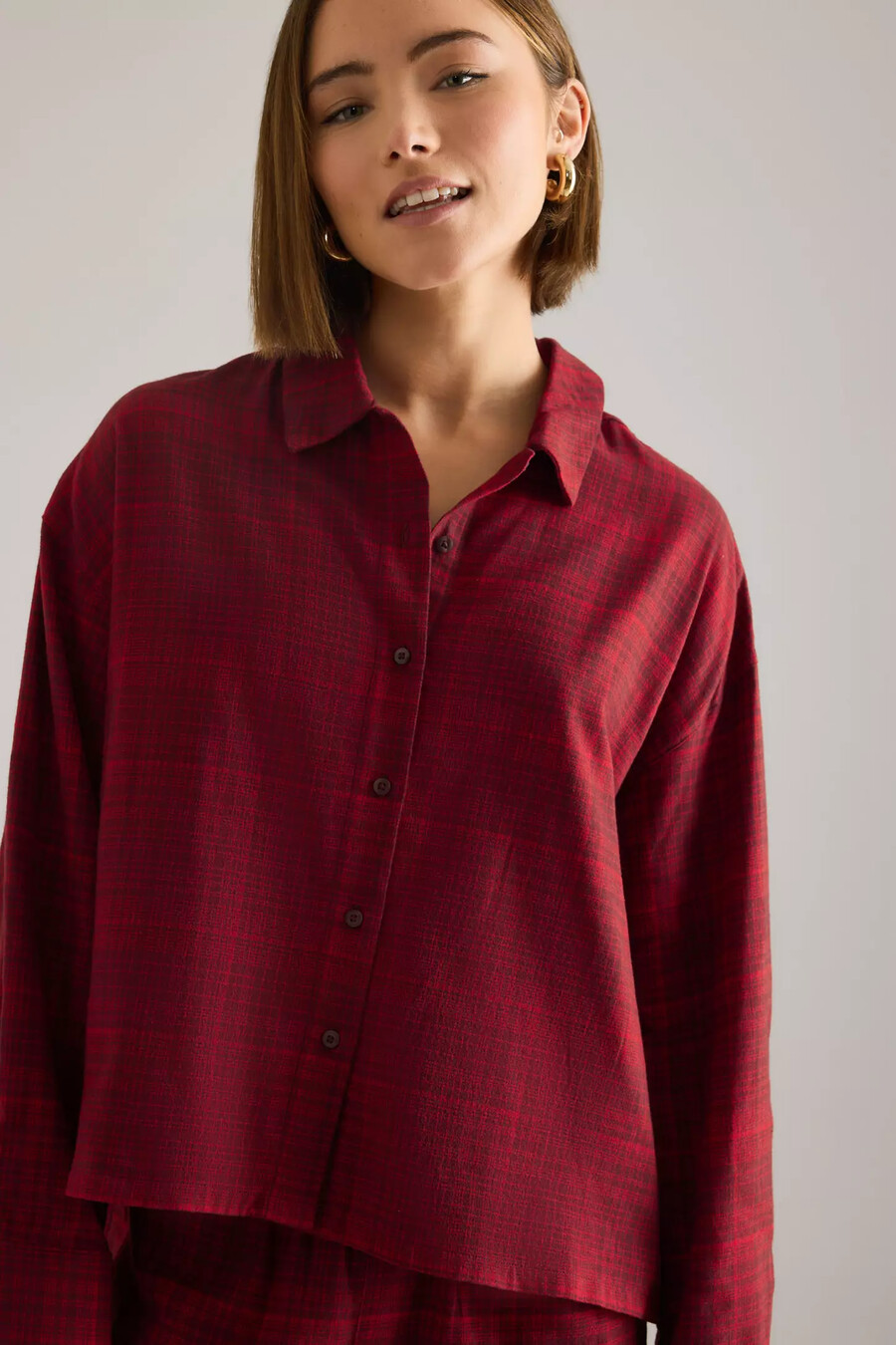 camisa de franela de calvin klein
