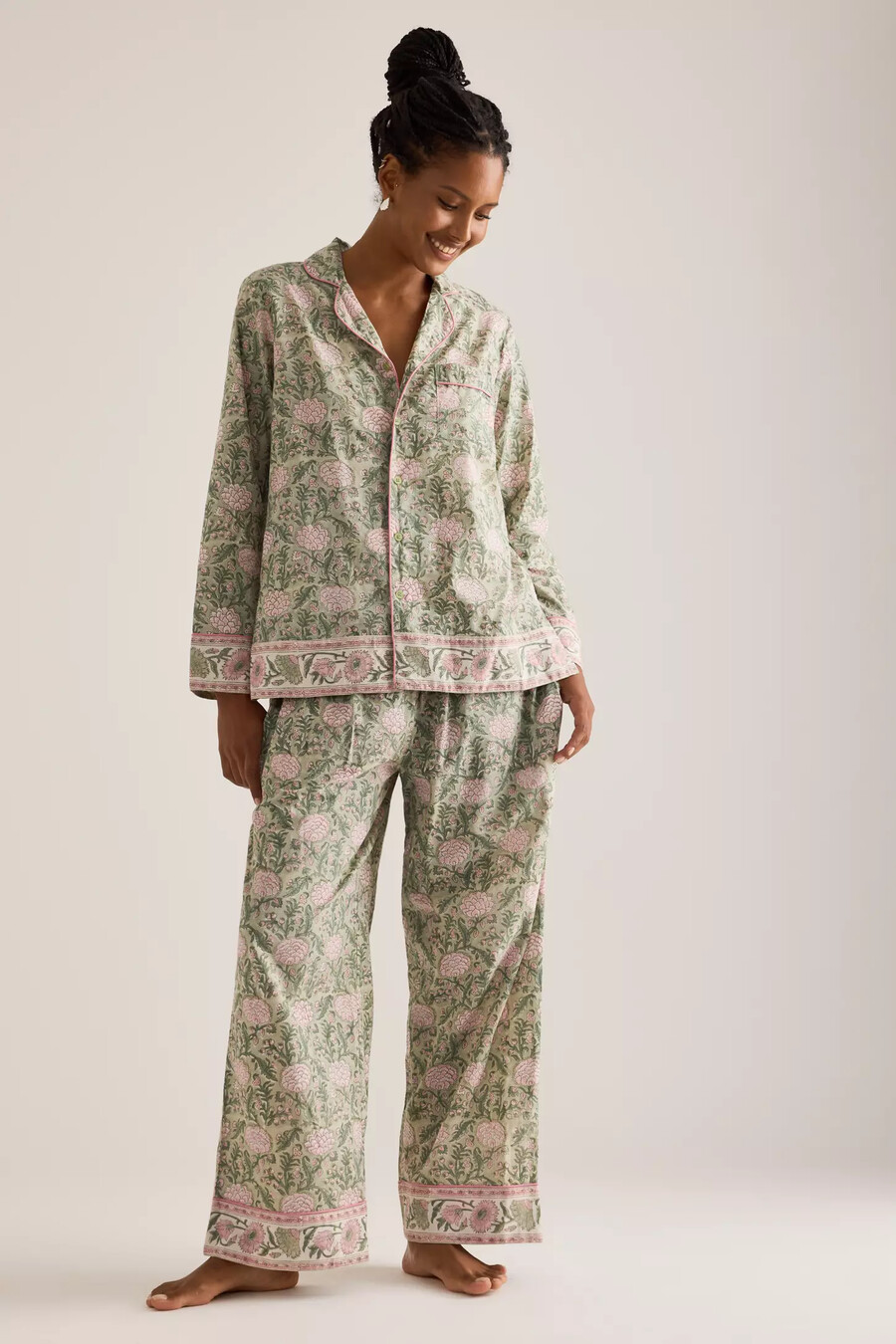 conjunto de pijama largo dilli grey