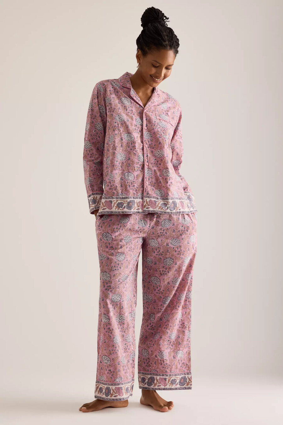 conjunto de pijama largo dilli grey