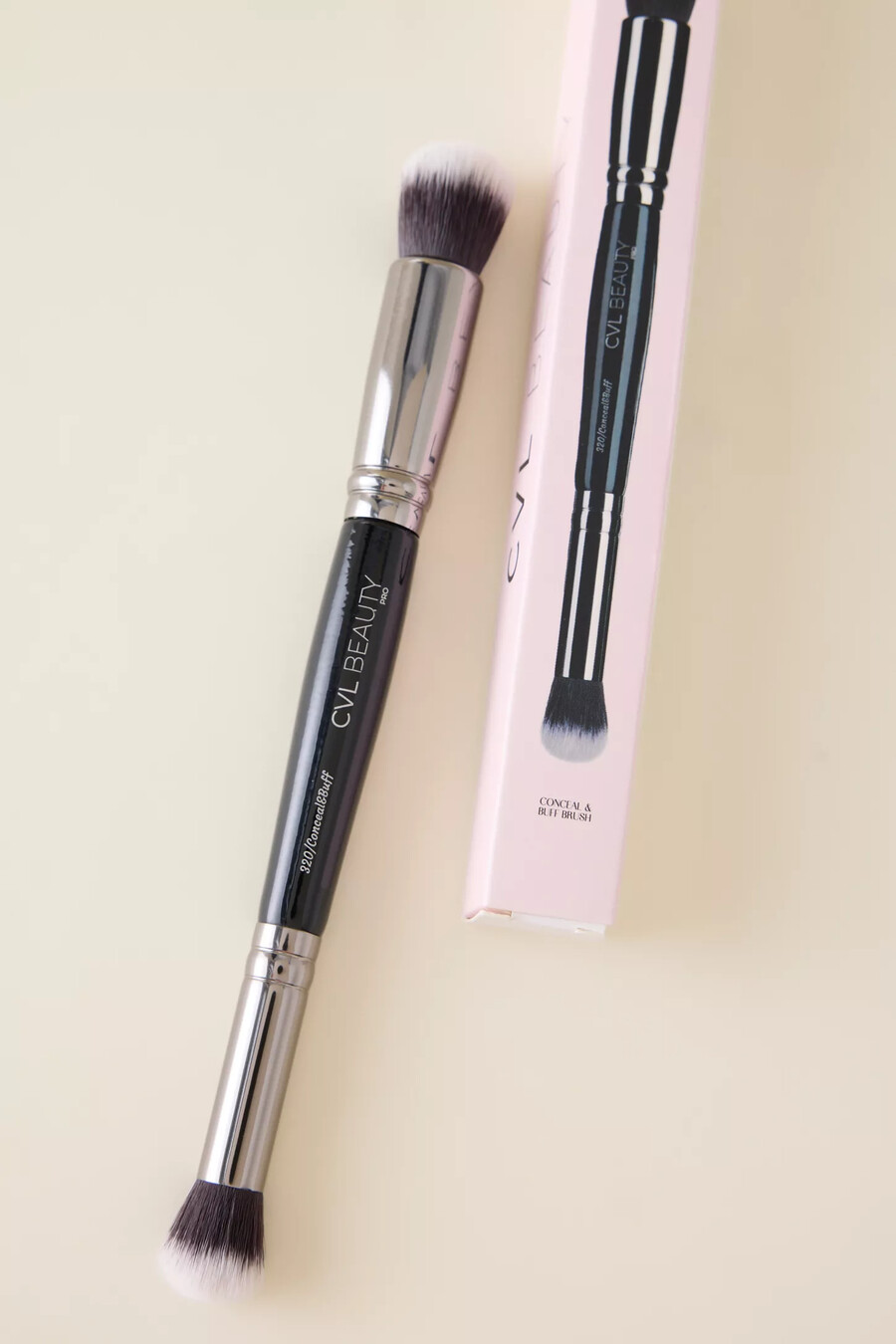 cvl beauty conceal brush brocha de doble cara