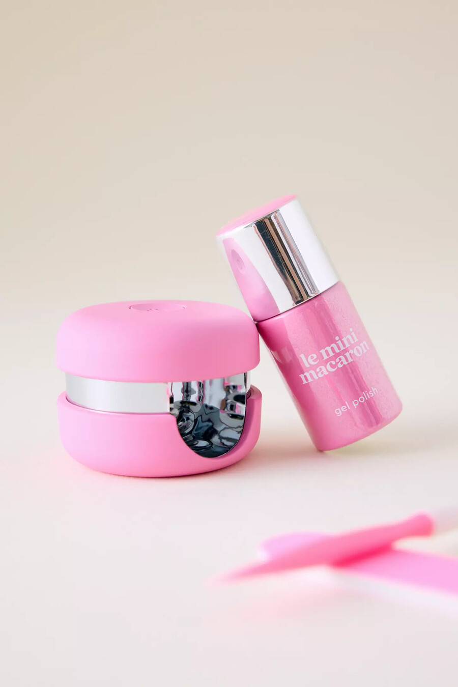 kit de manicura en gel le mini macaron bubblegum crush