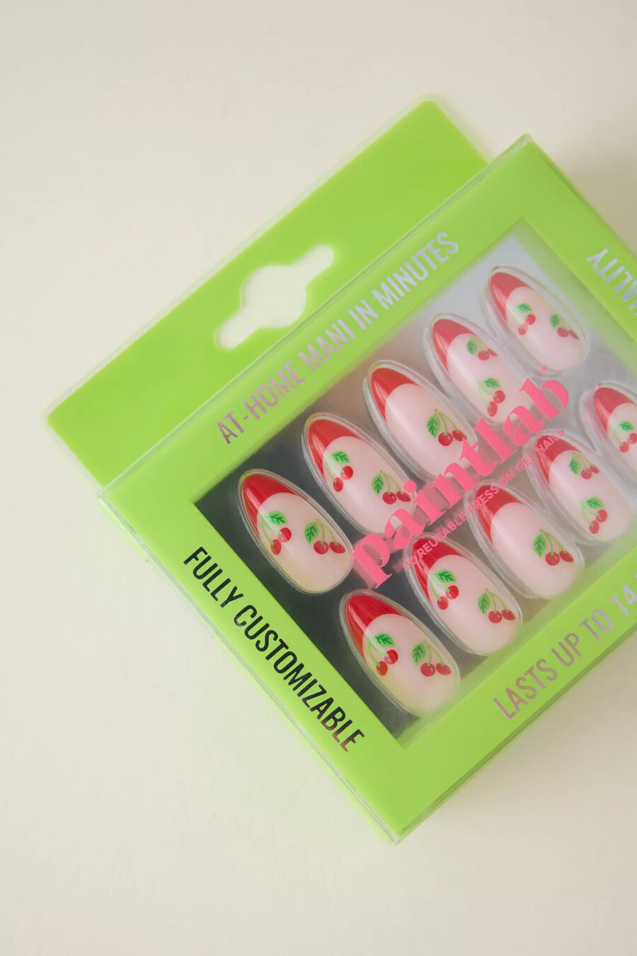 uñas postizas paintlab cherry