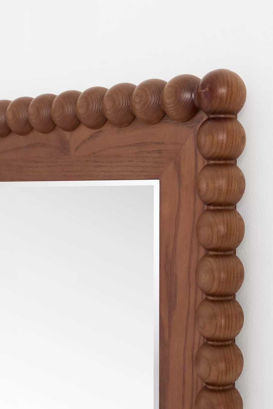 espejo de pared rectangular con retrato bobbin de pippa wood