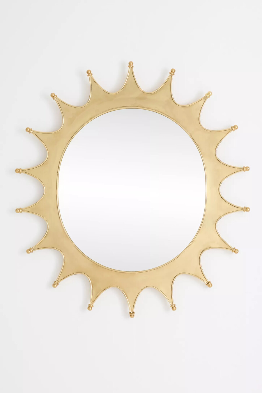 espejo de pared soleil brass sun