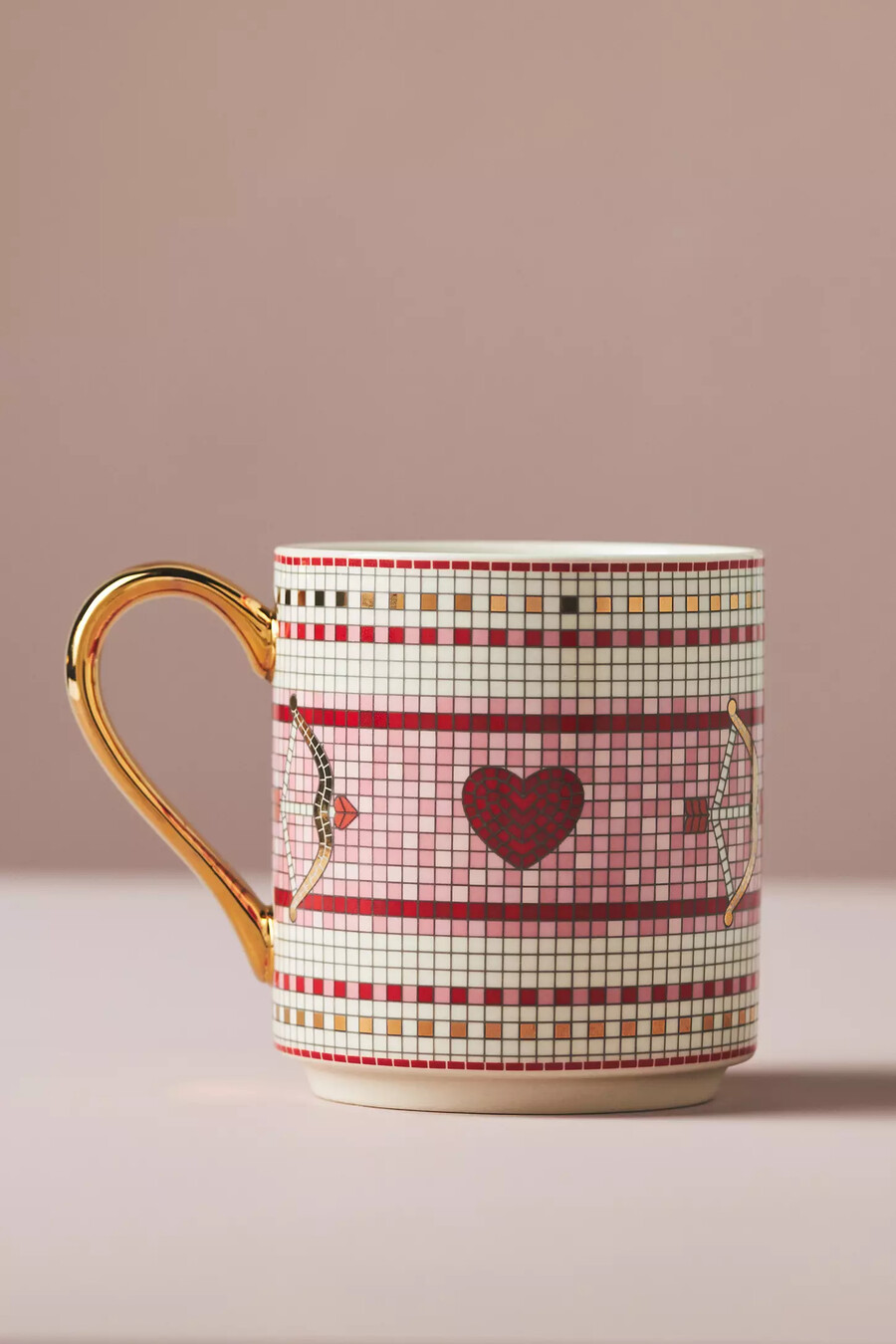 taza de gres bistro tile edición love