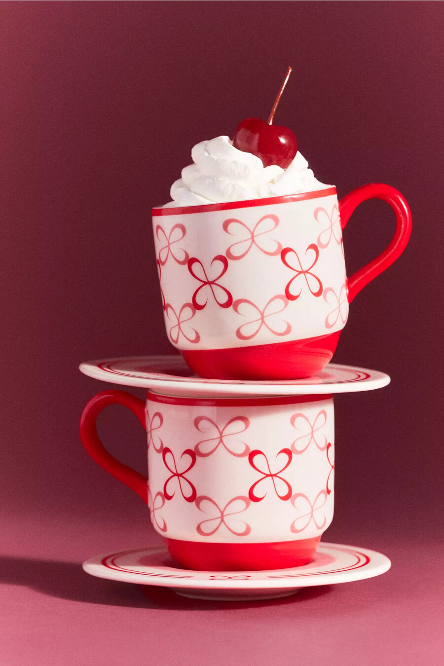 taza y platillo para espresso de cerámica maeve