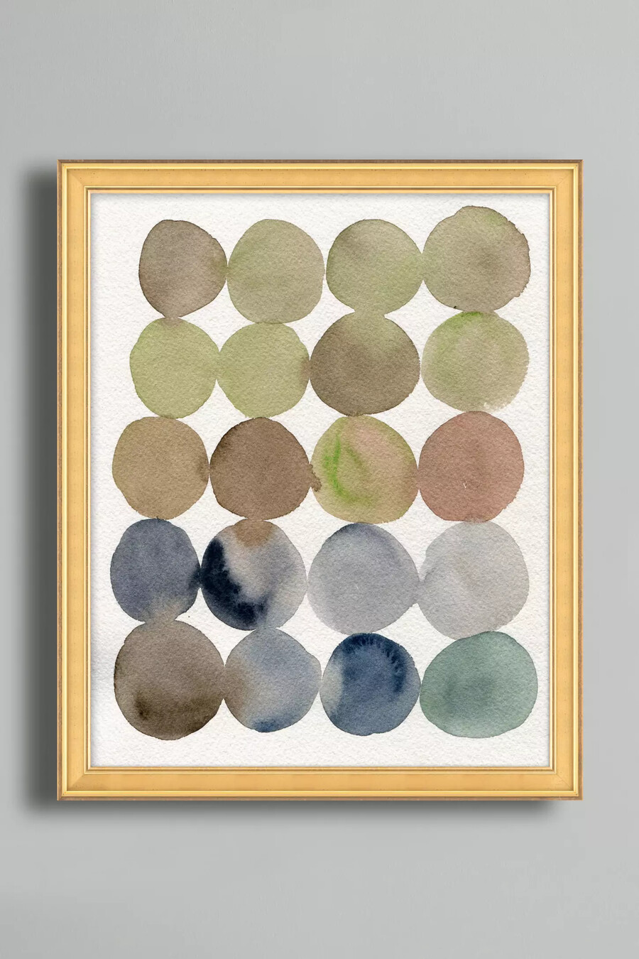 arte de pared con discos de la tierra