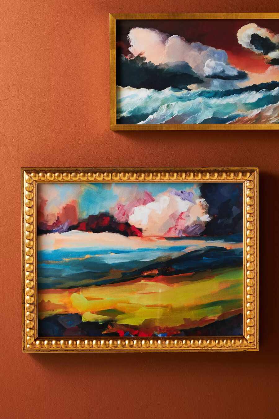 arte mural de nubes oscuras