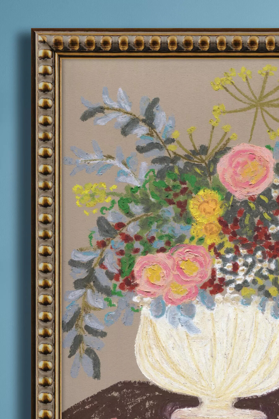 arte mural pétalos rosas de rosie harbottle