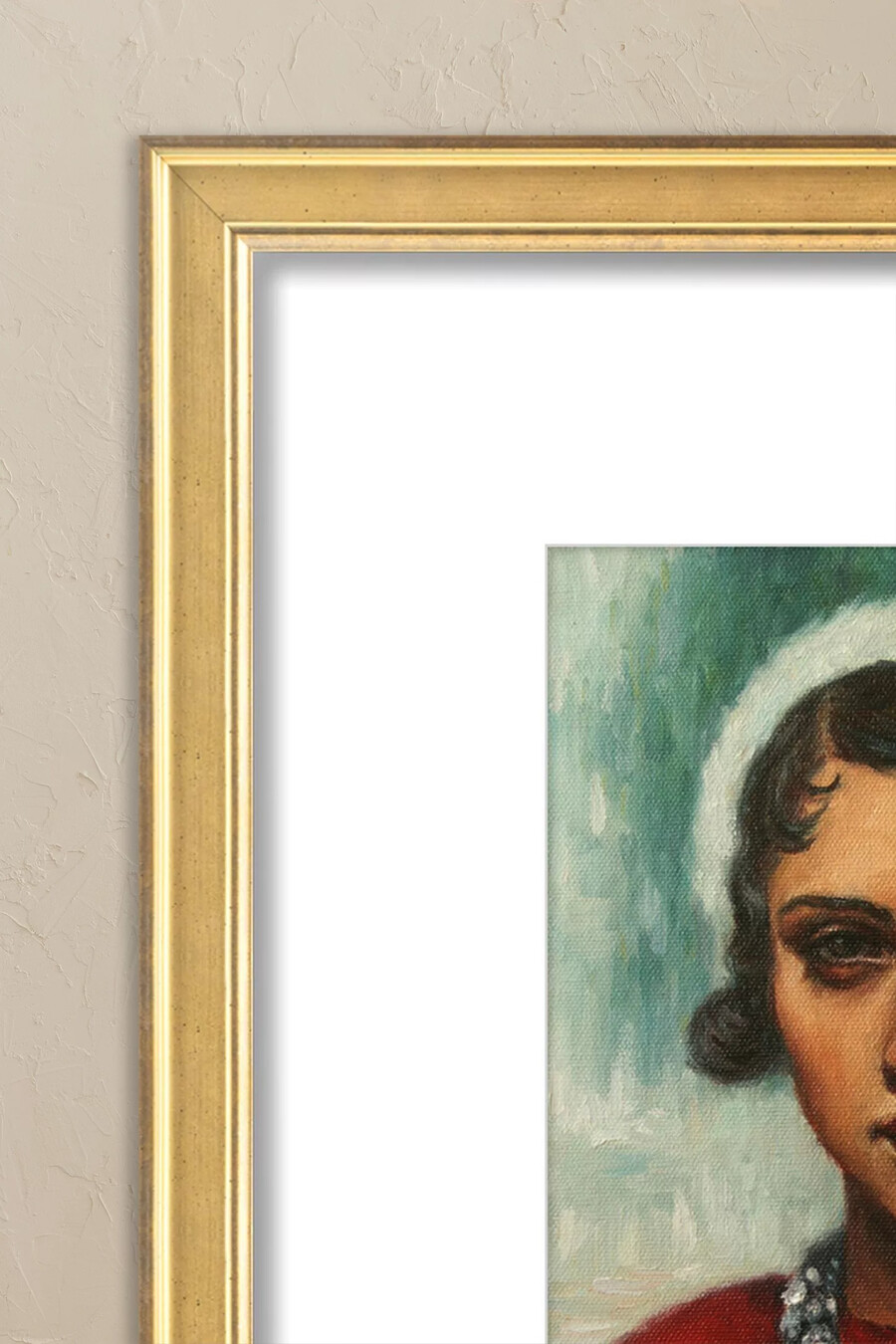 arte de pared enmarcado renée au soleil de pat kelley