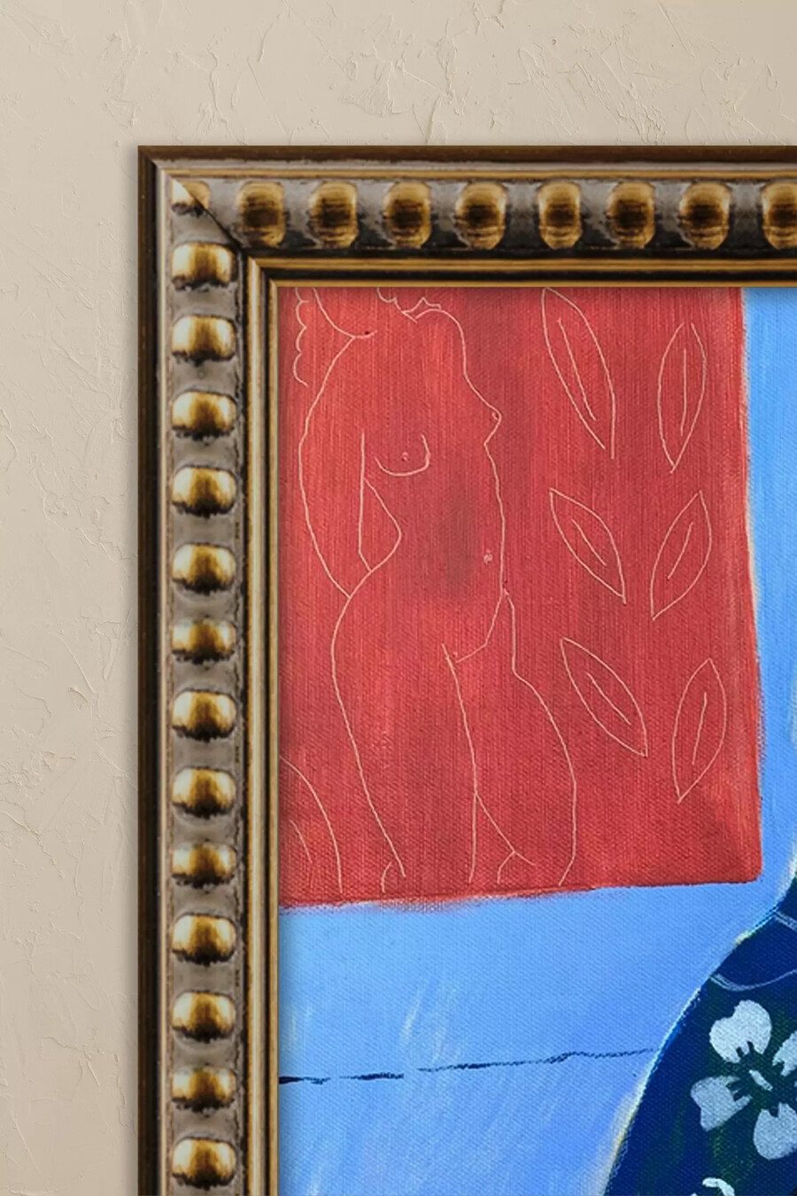 y empieza a correr por mi mente de naomi munuo arte de pared enmarcado