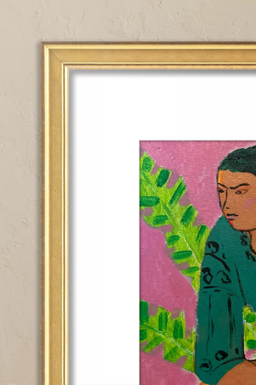 susurros bajo cielos rosados de naomi munuo arte de pared enmarcado