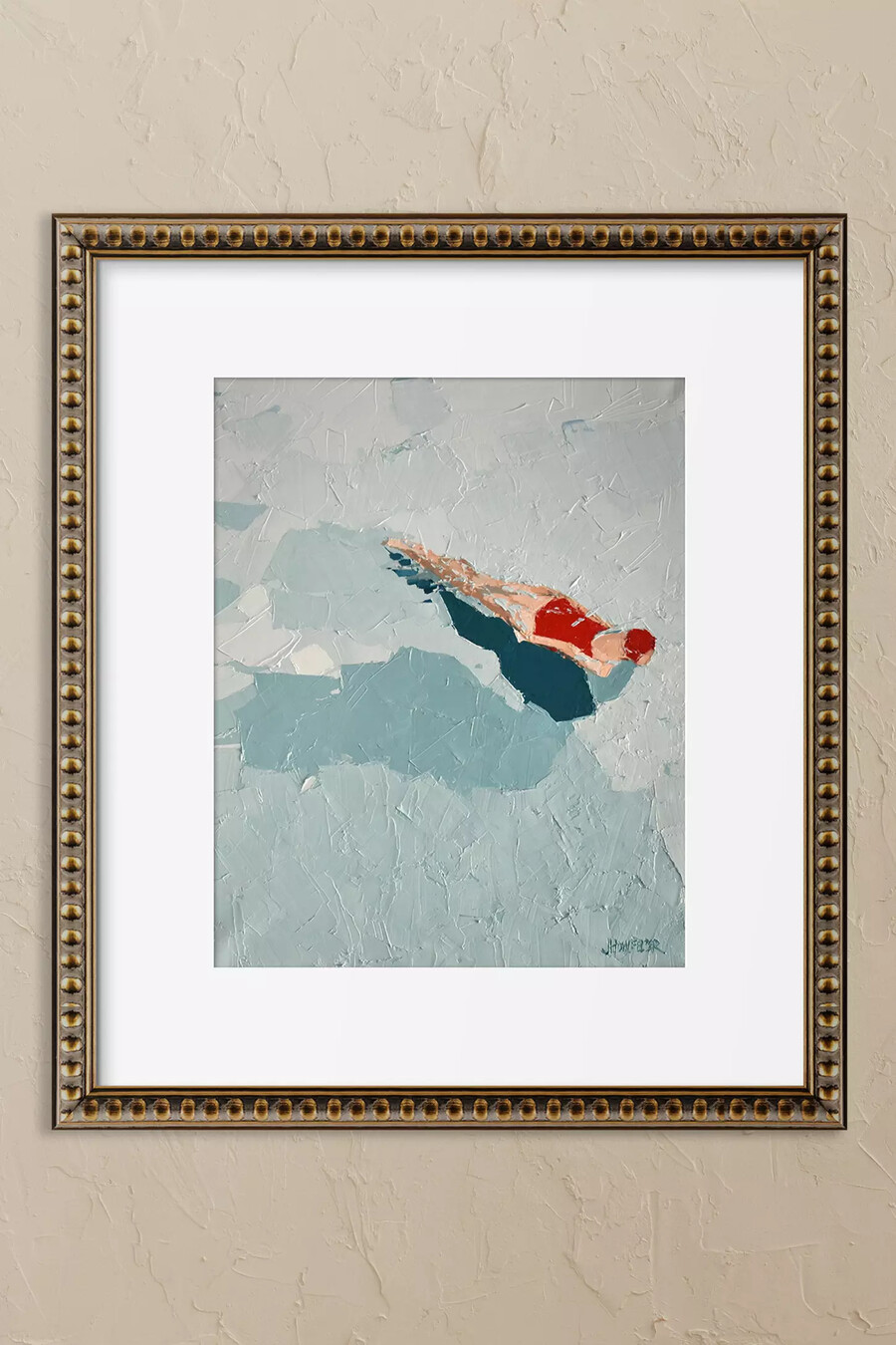arte de pared enmarcado cool plunge