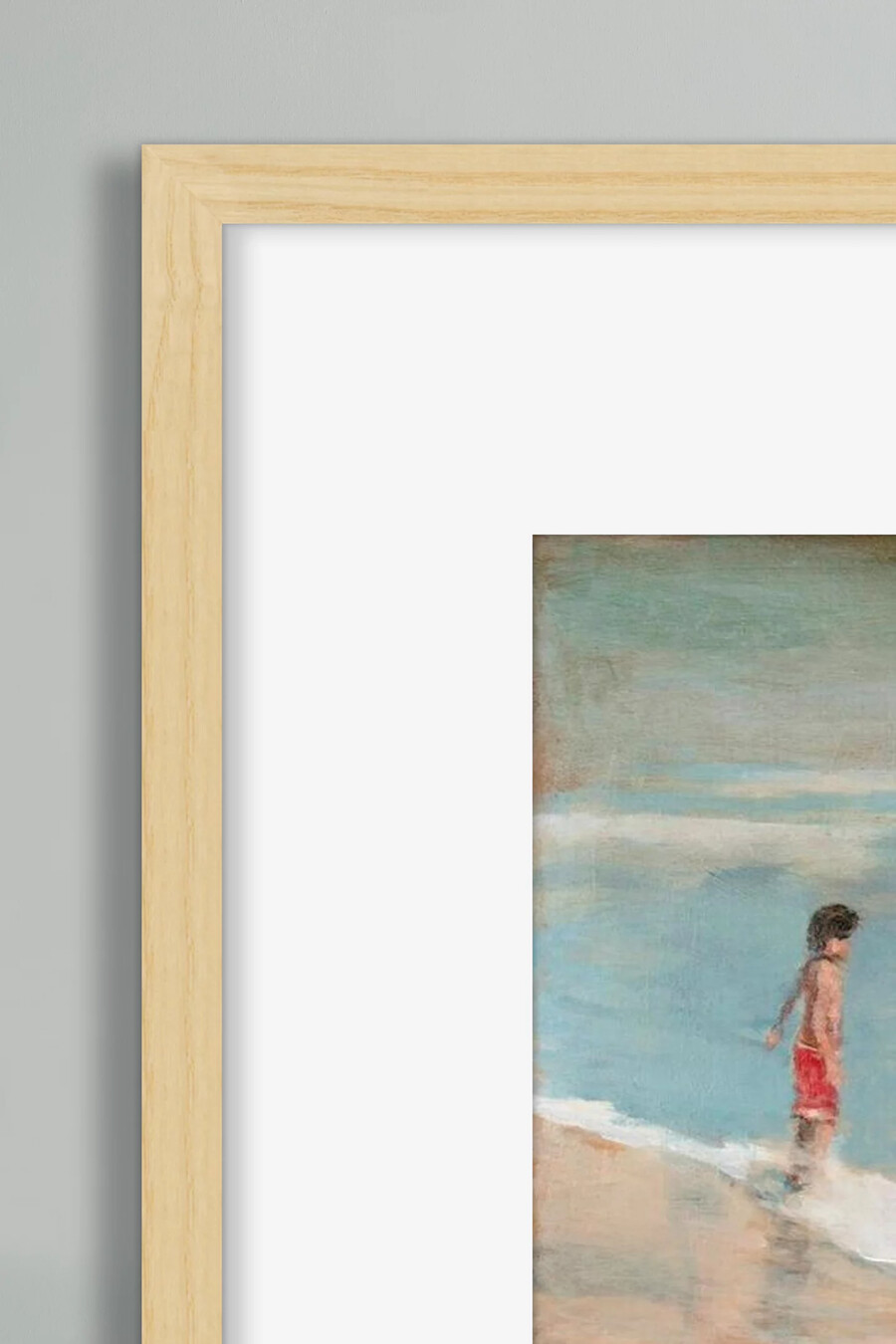 arte de pared enmarcado pacific no. 15