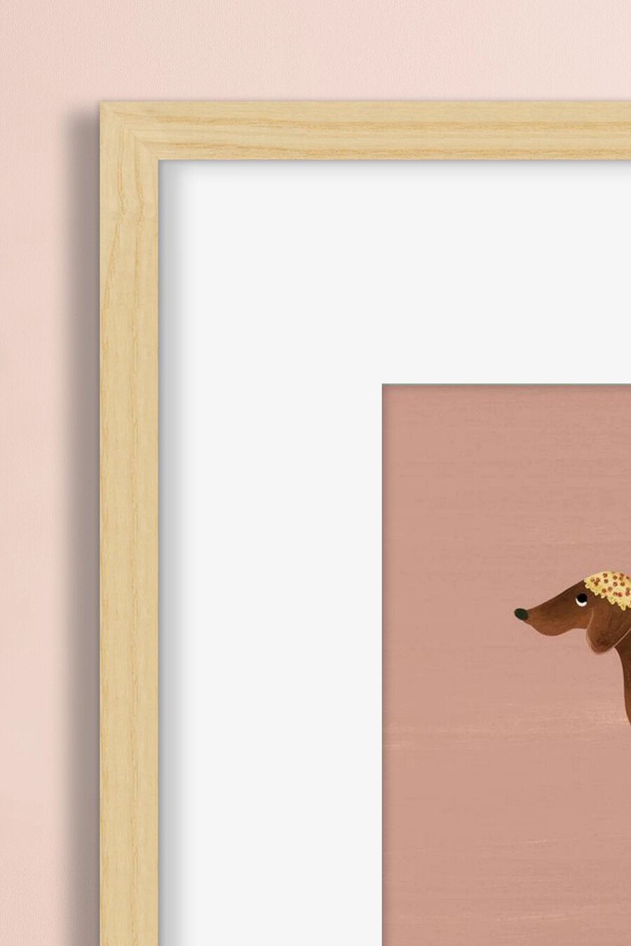 arte de pared enmarcado el atuendo n.° 2 de lucy