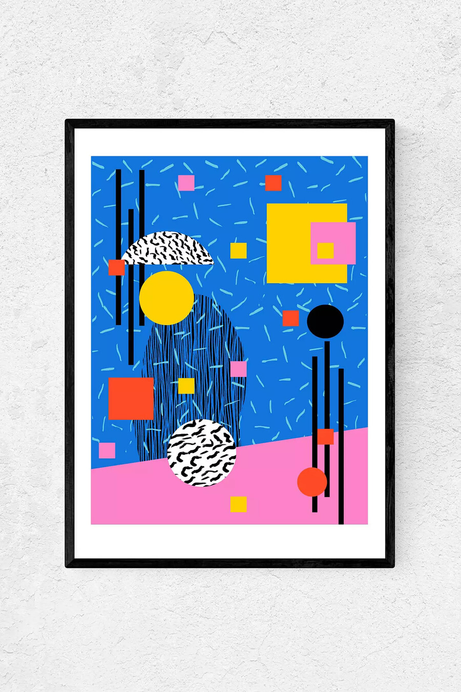arte de pared con manivela