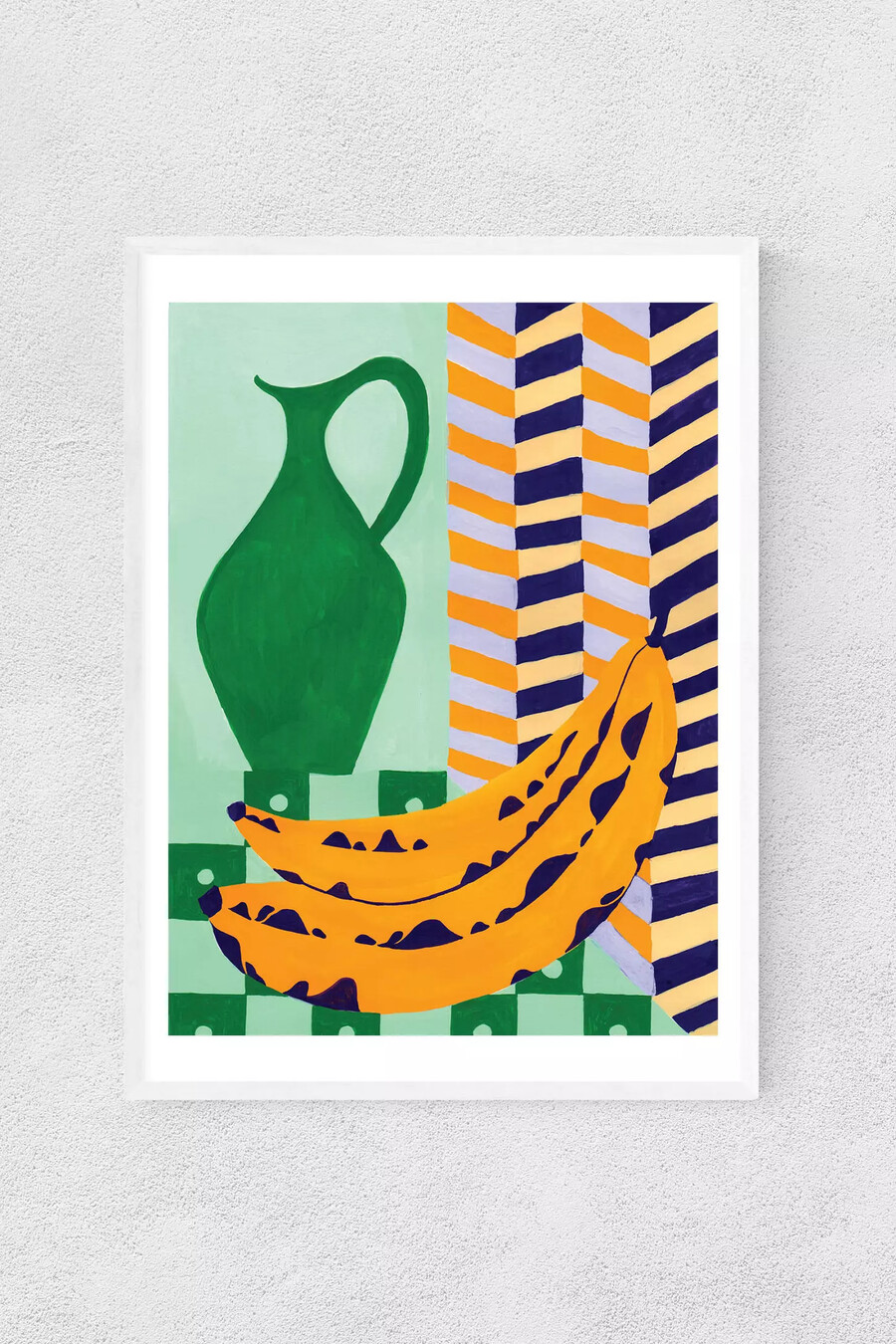 arte de pared banana split