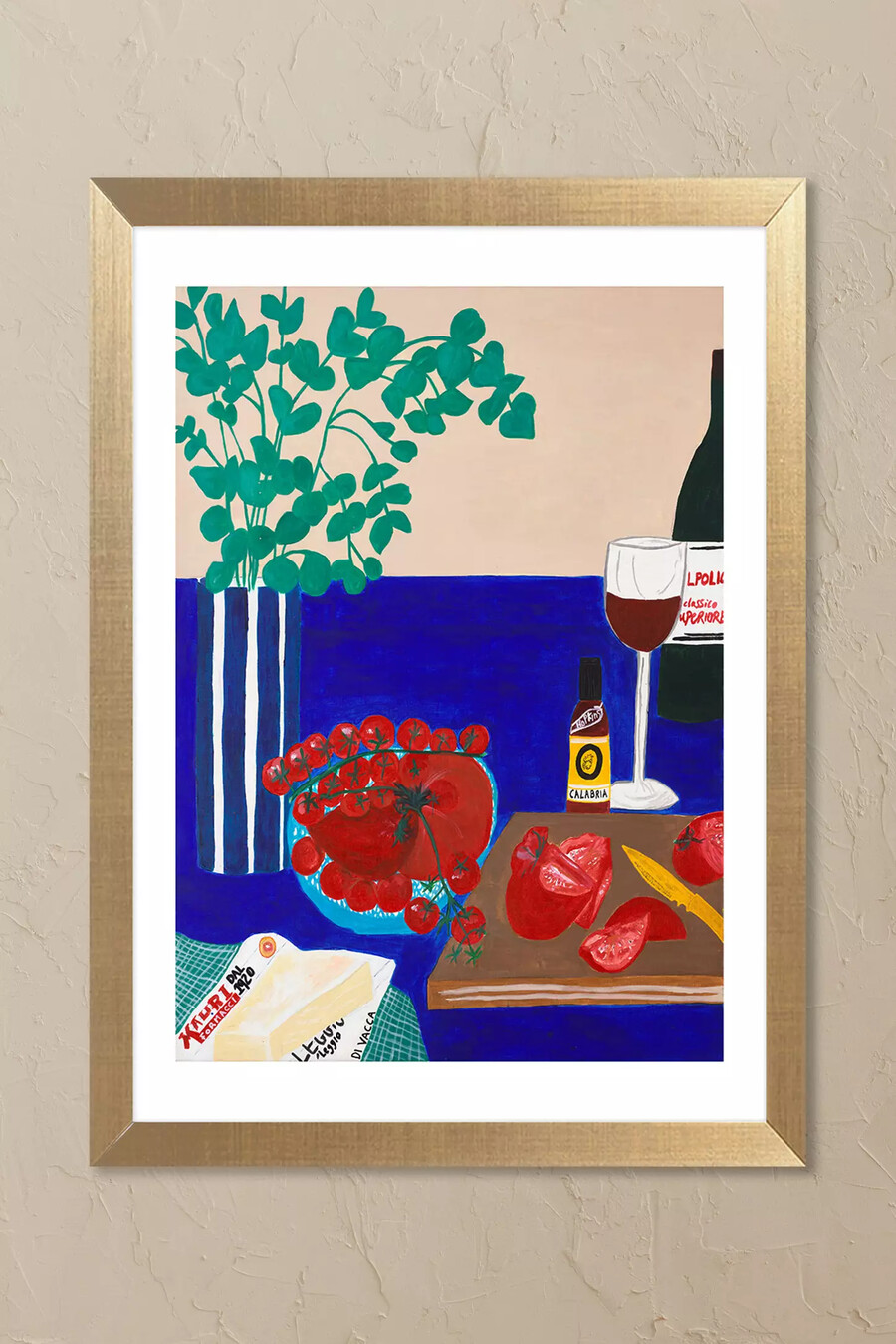 impresión artística de pared días de vino tinto de east end prints