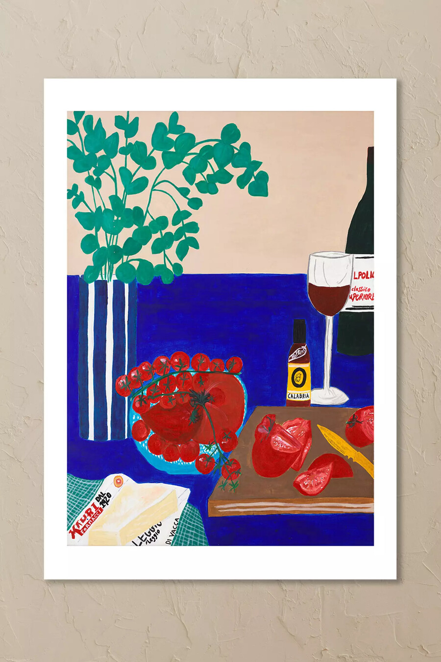 impresión artística de pared días de vino tinto de east end prints