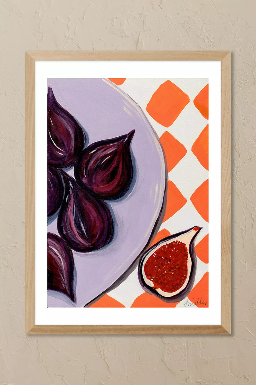 arte de pared enmarcado first of the figs de east end prints