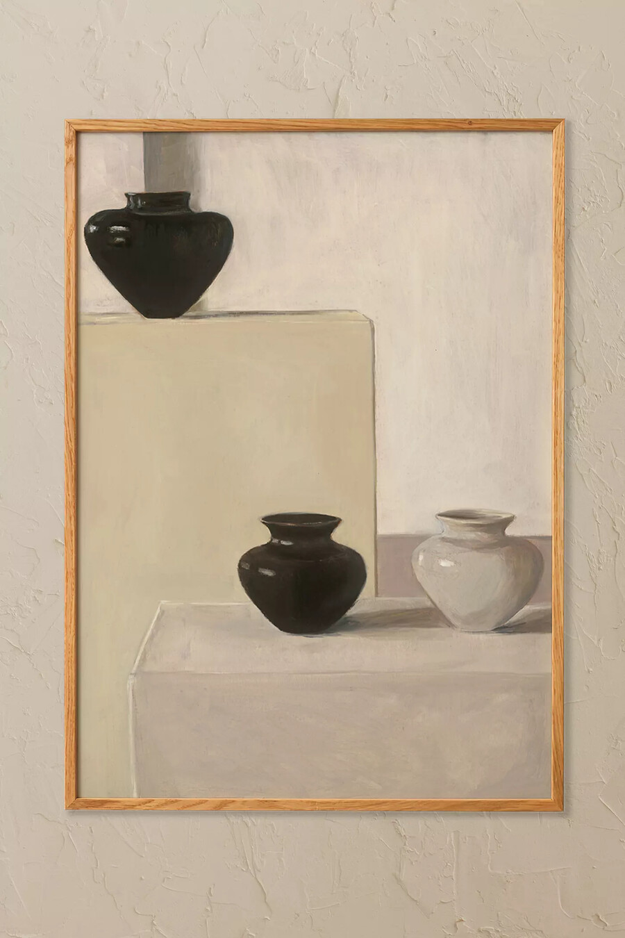 jarrones de jonna valtner arte de pared enmarcado