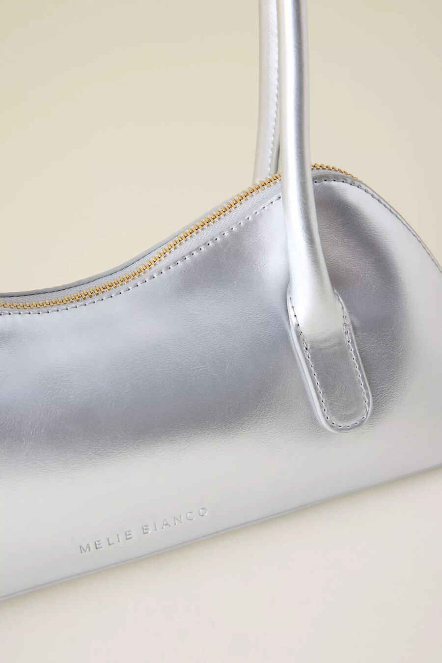 bolso de hombro dakota east west de melie bianco