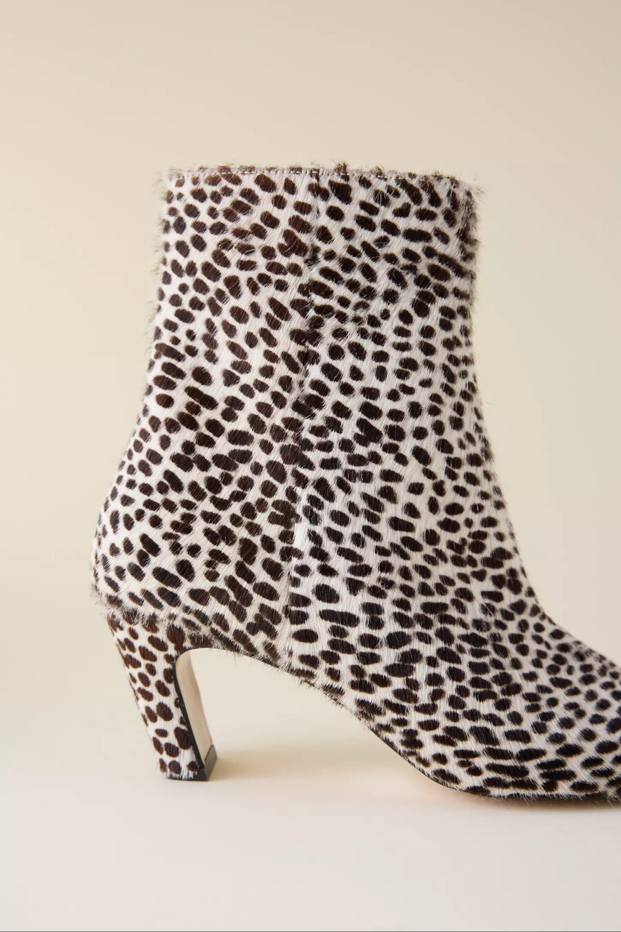 botas de pelo de cuero de xena halagadas