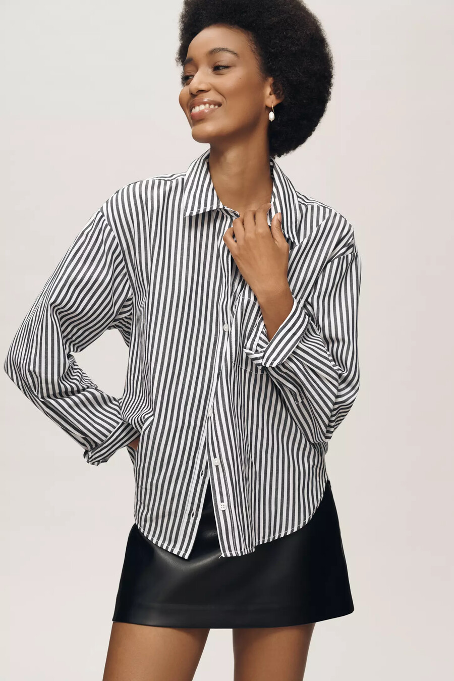 la camisa abotonada shrunken bennet de maeve