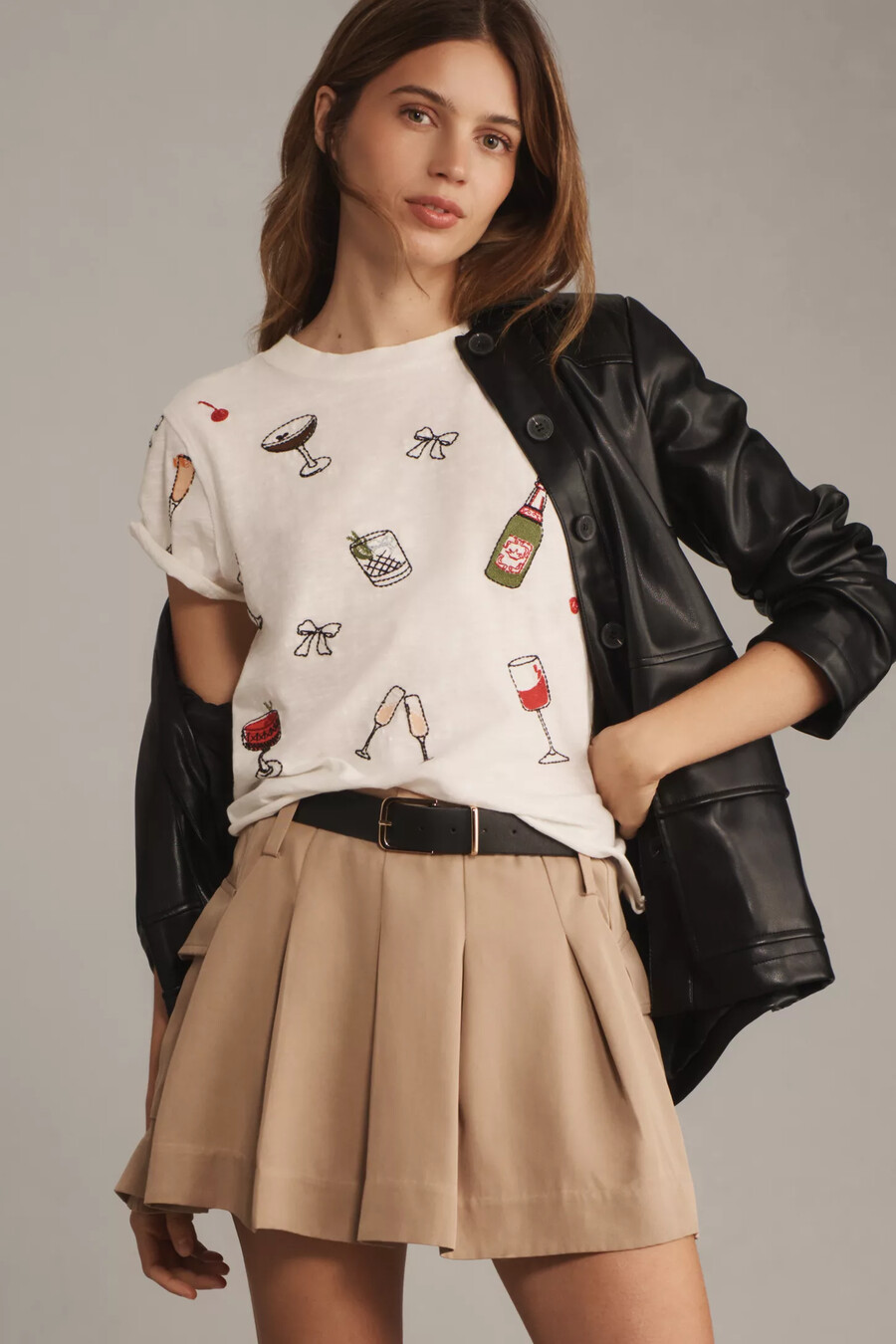 la camiseta caitlin boxy de maeve edición bordada