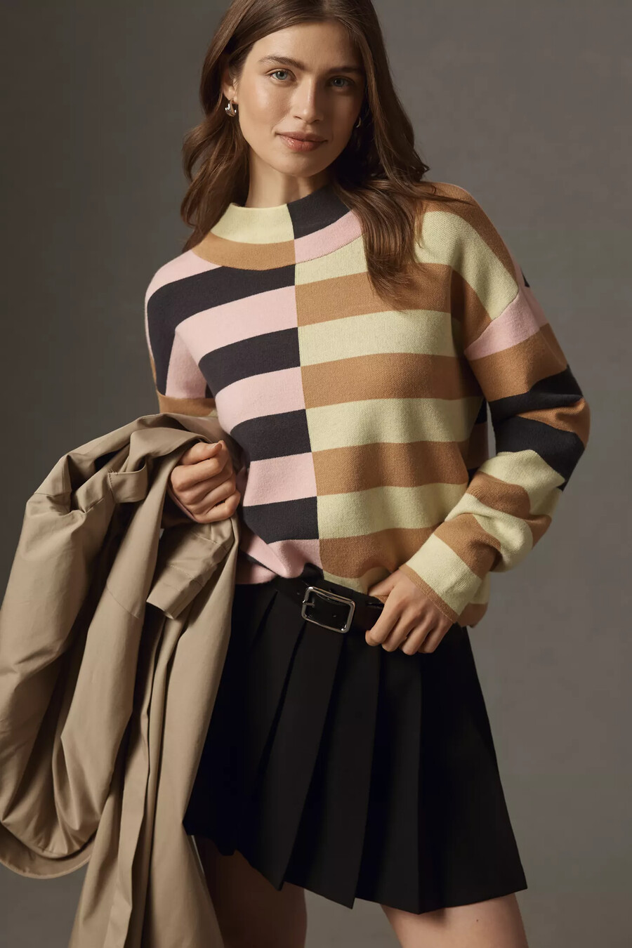 jersey de cuello alto maeve carys jersey