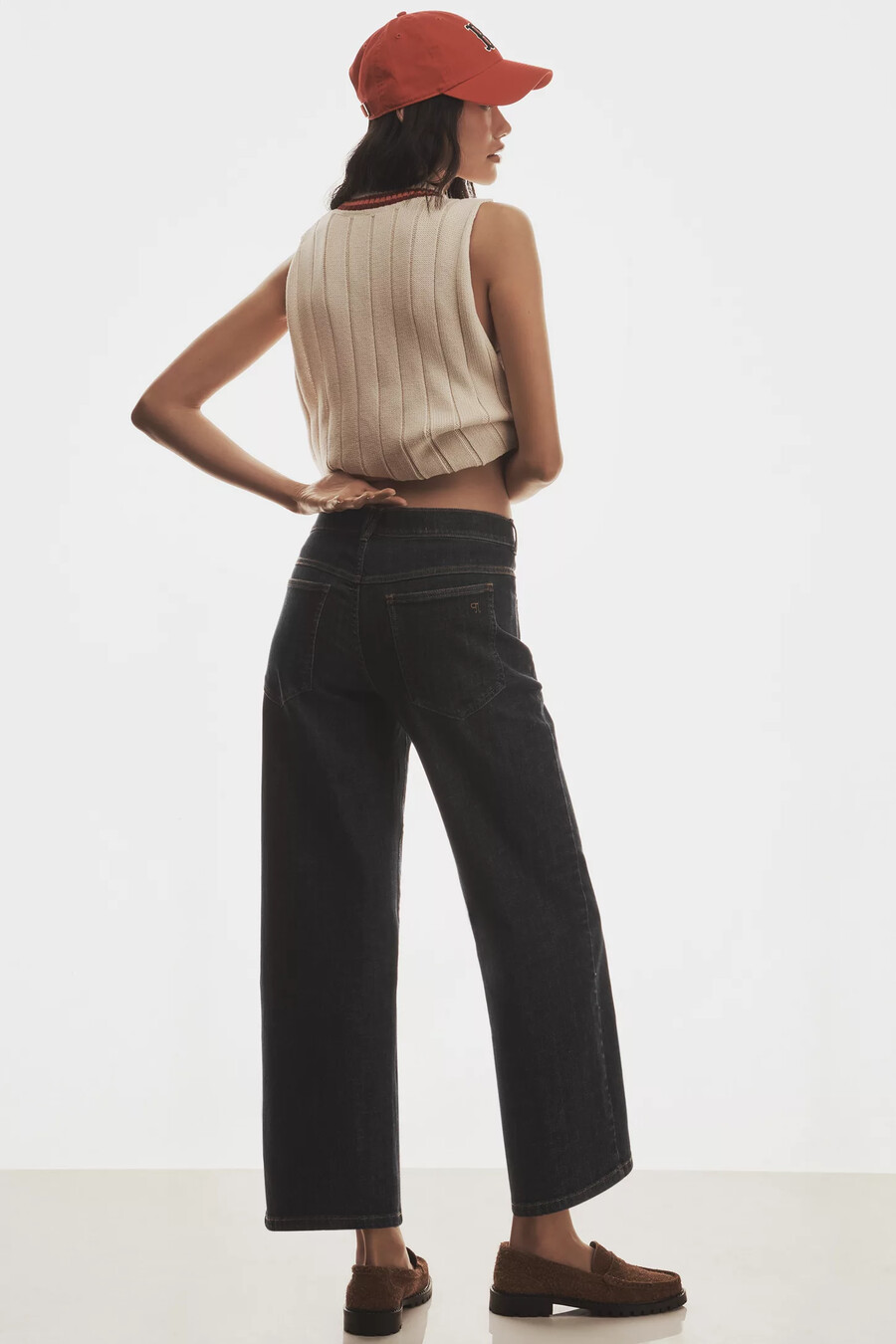 los jeans de tiro medio y pierna recta edie de pilcro