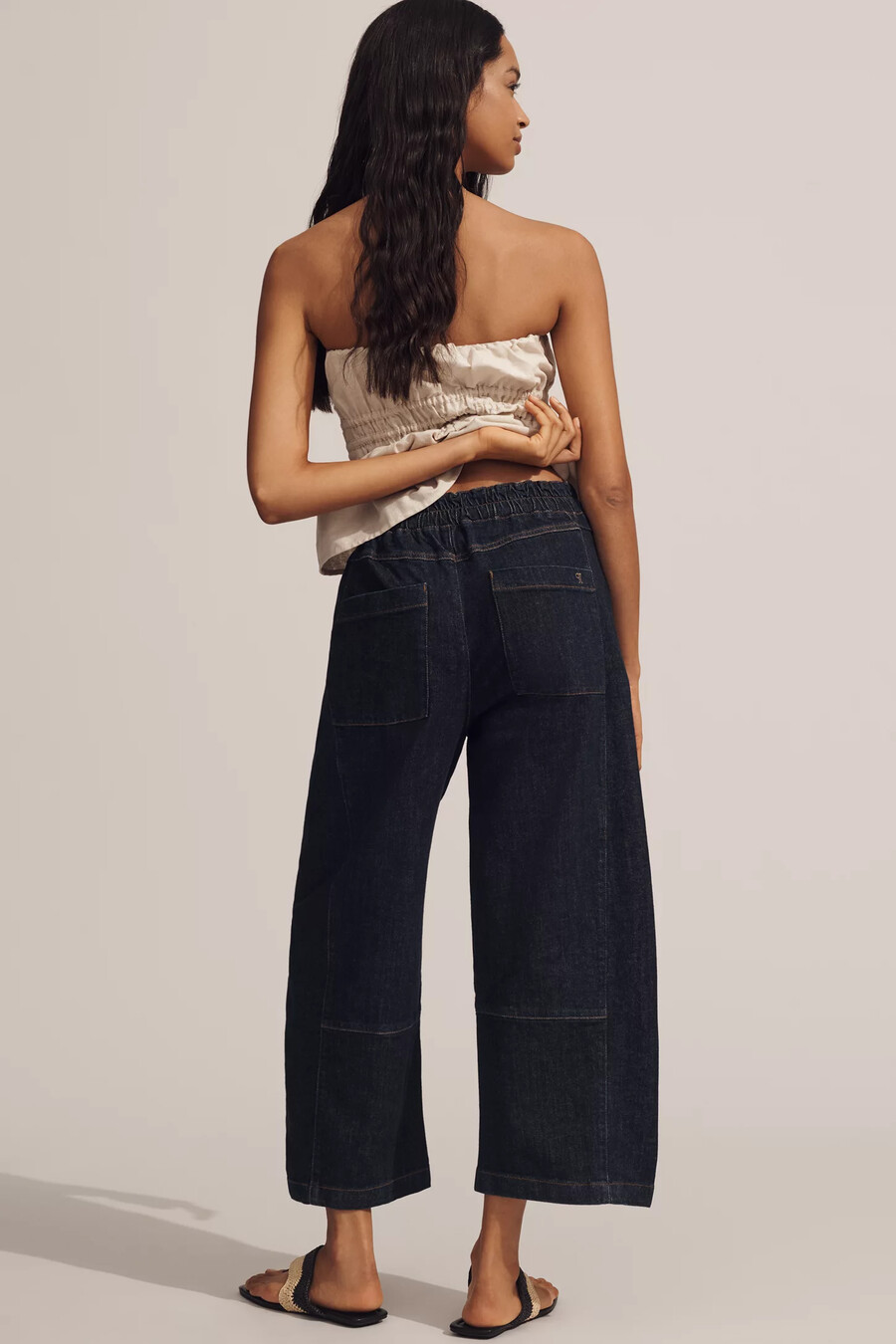 los jeans relajados tipo barril izzie de pilcro
