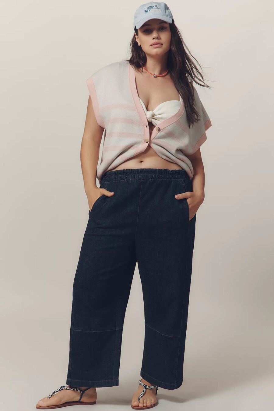 los jeans relajados tipo barril izzie de pilcro
