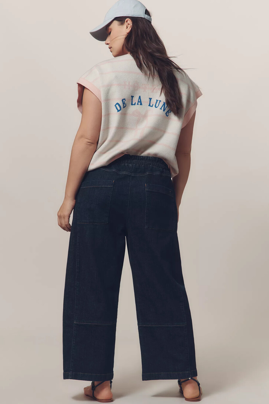los jeans relajados tipo barril izzie de pilcro