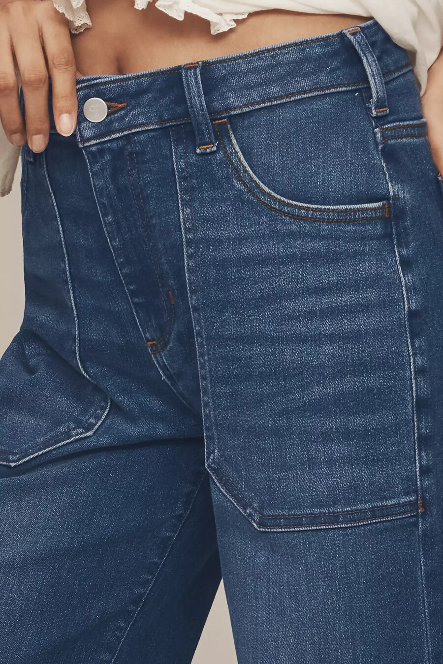 los jeans acampanados de tiro alto y relajados rylan de pilcro