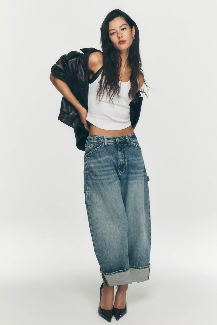 los jeans de tiro alto kayden de pilcro