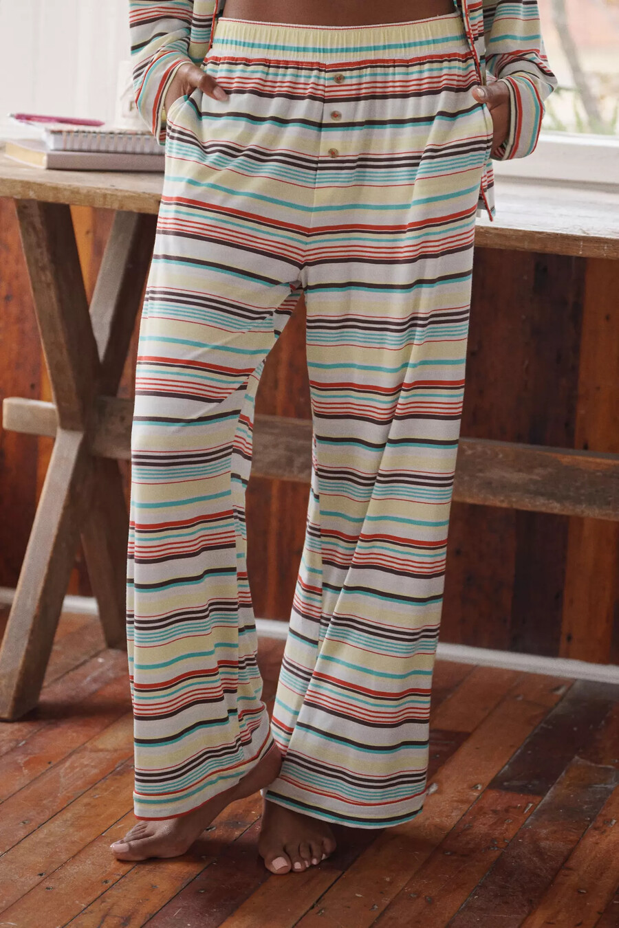 pantalones de pijama con ribete de briar